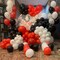 100-Pack 12in Red Latex Balloons – Party Decor for Birthday, Wedding, Baby Shower & Halloween
